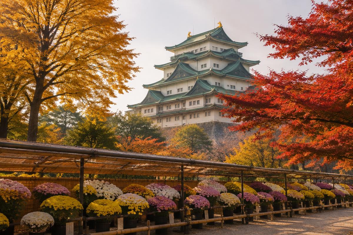 Nagoya Castle · Chrysanthemum Show